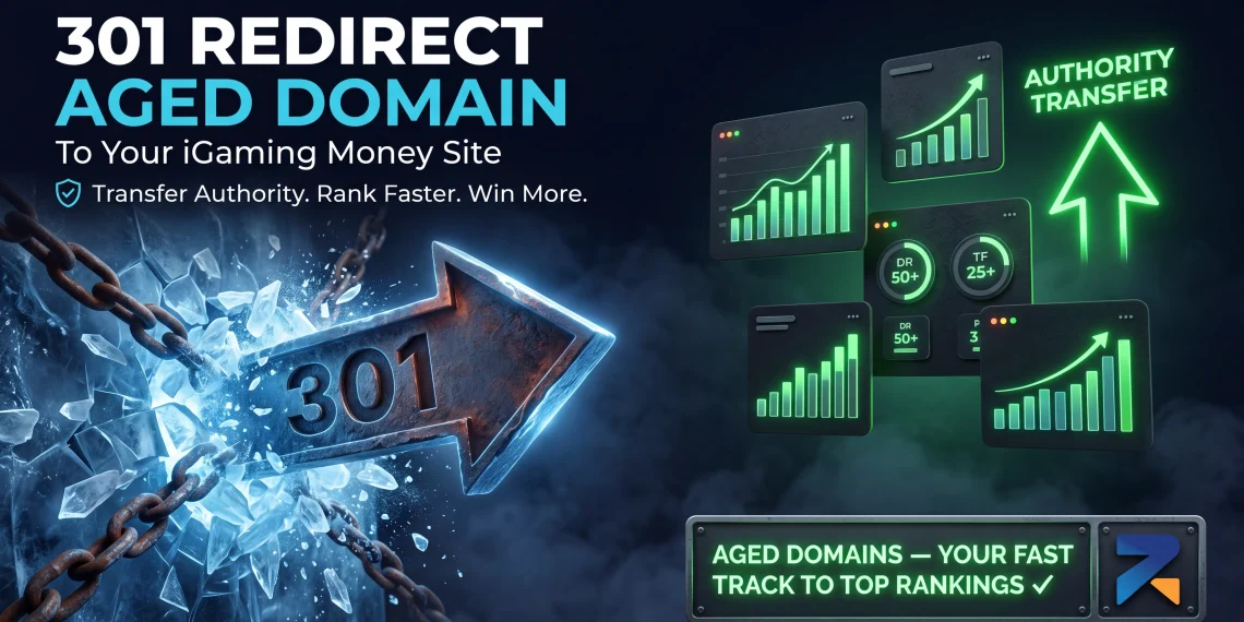 301 Redirect Aged Domain iGaming SEO Guide