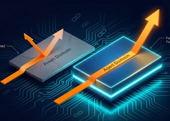 Backlink impact comparison between fresh domain and aged domain for iGaming SEO