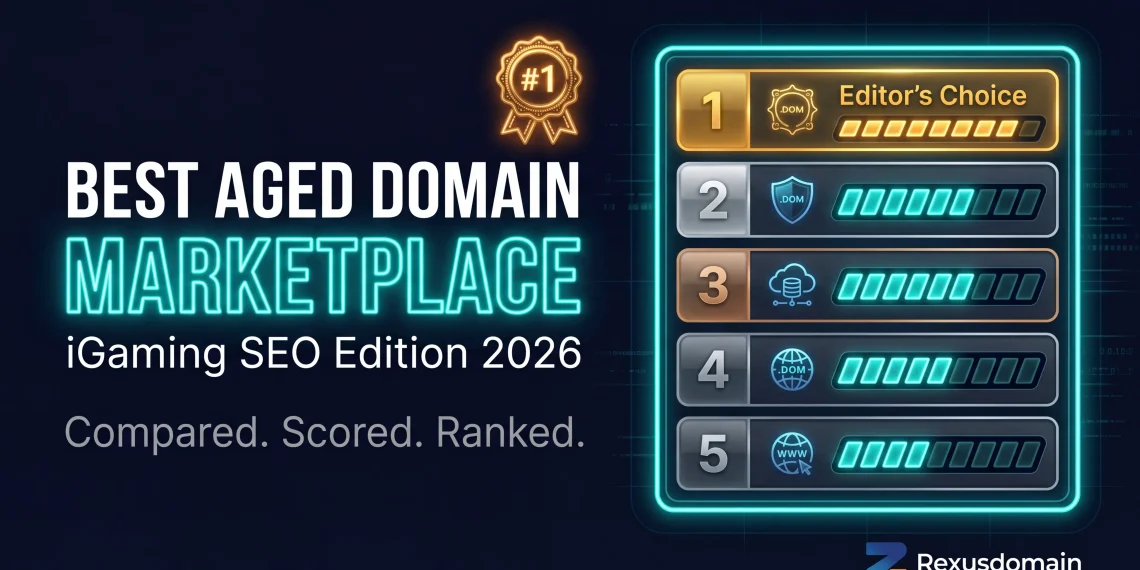 Best aged domain marketplace for iGaming SEO 2026 — Rexusdomain vs Odys, MostDomain, DomainCoasters, SEO.Domains