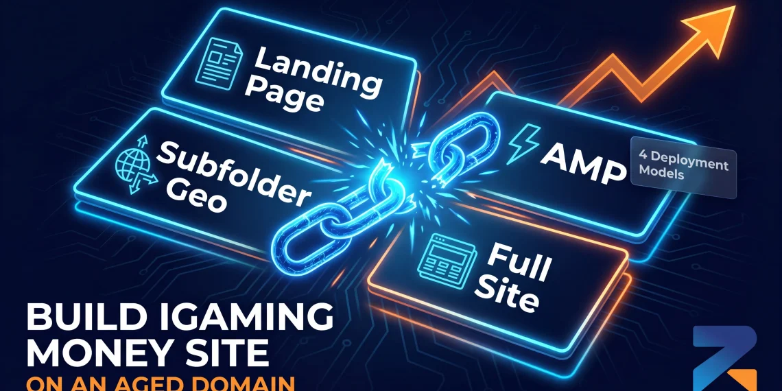 Four deployment models for building an iGaming money site on an aged domain