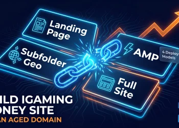 Four deployment models for building an iGaming money site on an aged domain