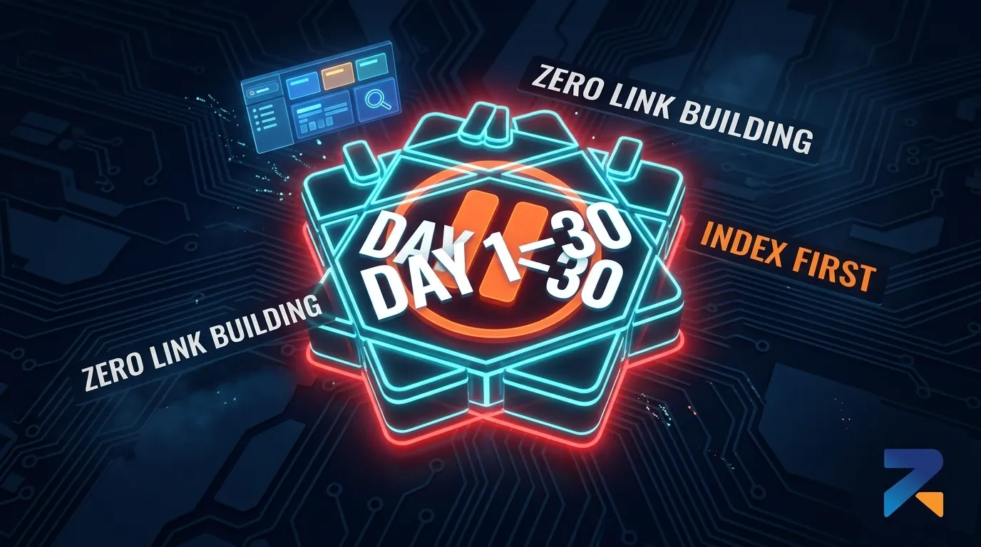 First 30 days after deploying an aged domain — zero link building window for iGaming SEO