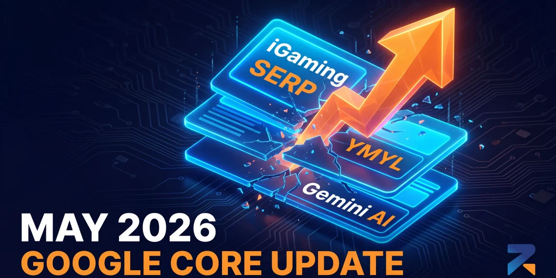 May 2026 Google Core Update impact on iGaming SEO rankings