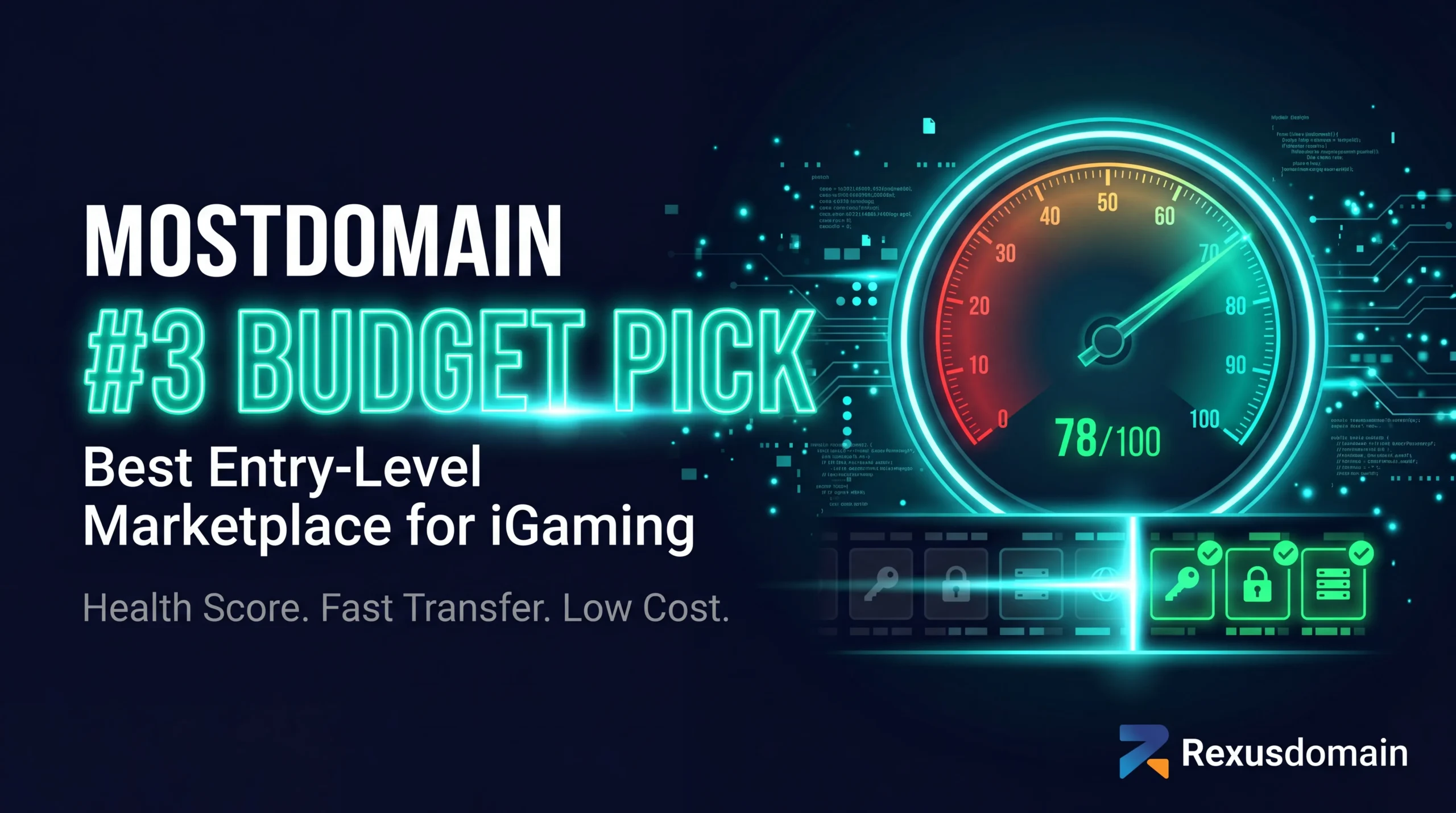 MostDomain budget aged domain marketplace — health score feature for SEO beginners