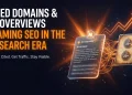 Aged Domains and AI Overviews for iGaming SEO