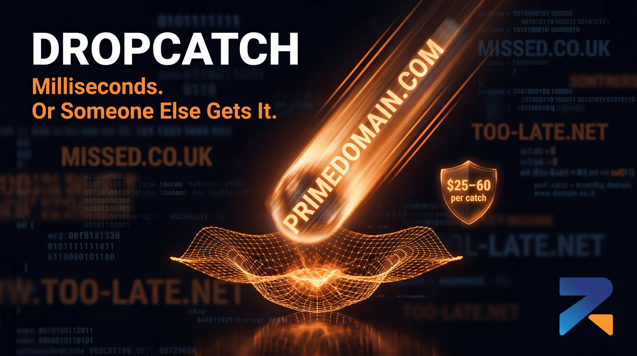 Dropcatch drop catching mechanism for iGaming aged domain acquisition