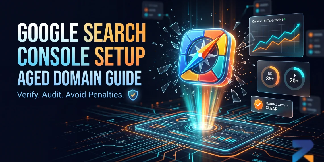 How to set up Google Search Console on an aged domain for iGaming SEO - Rexusdomain guide
