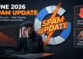 Google June 2026 spam update impact on iGaming SEO — operator stressed holding head as rankings drop during active rollout