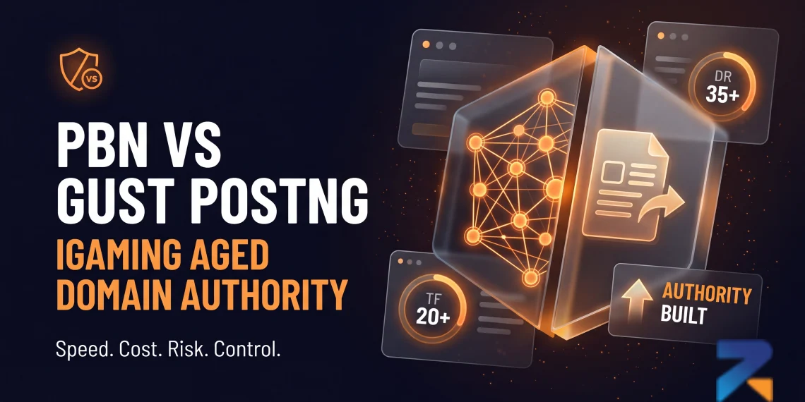 PBN vs guest posting comparison for aged domain authority in iGaming SEO