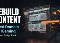 Step-by-step content rebuild strategy on aged domain for iGaming SEO before going live