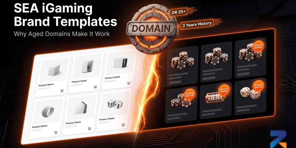 Why SEA iGaming operators use modified brand templates on aged domains — single page strategy