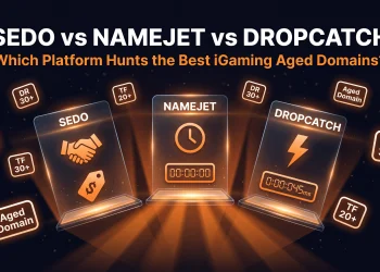 Sedo vs NameJet vs Dropcatch comparison for iGaming aged domain acquisition
