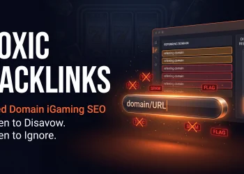 Toxic backlinks on aged domain for iGaming SEO when to disavow vs ignore guide