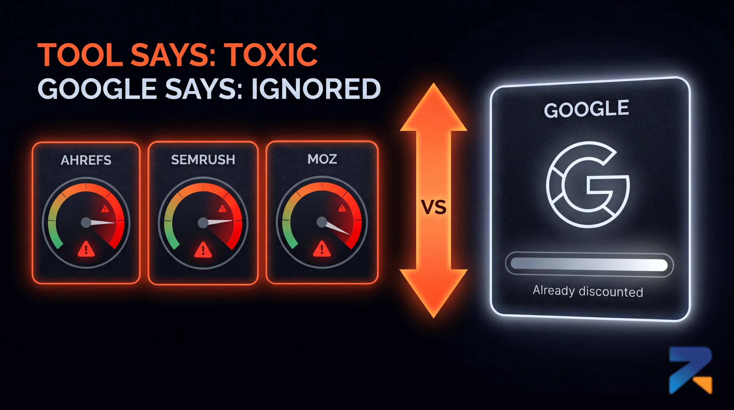 SEO tool toxicity score vs Google algorithm signal iGaming aged domain backlink analysis
