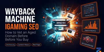 How to use Wayback Machine to vet an aged domain for iGaming SEO — content history check