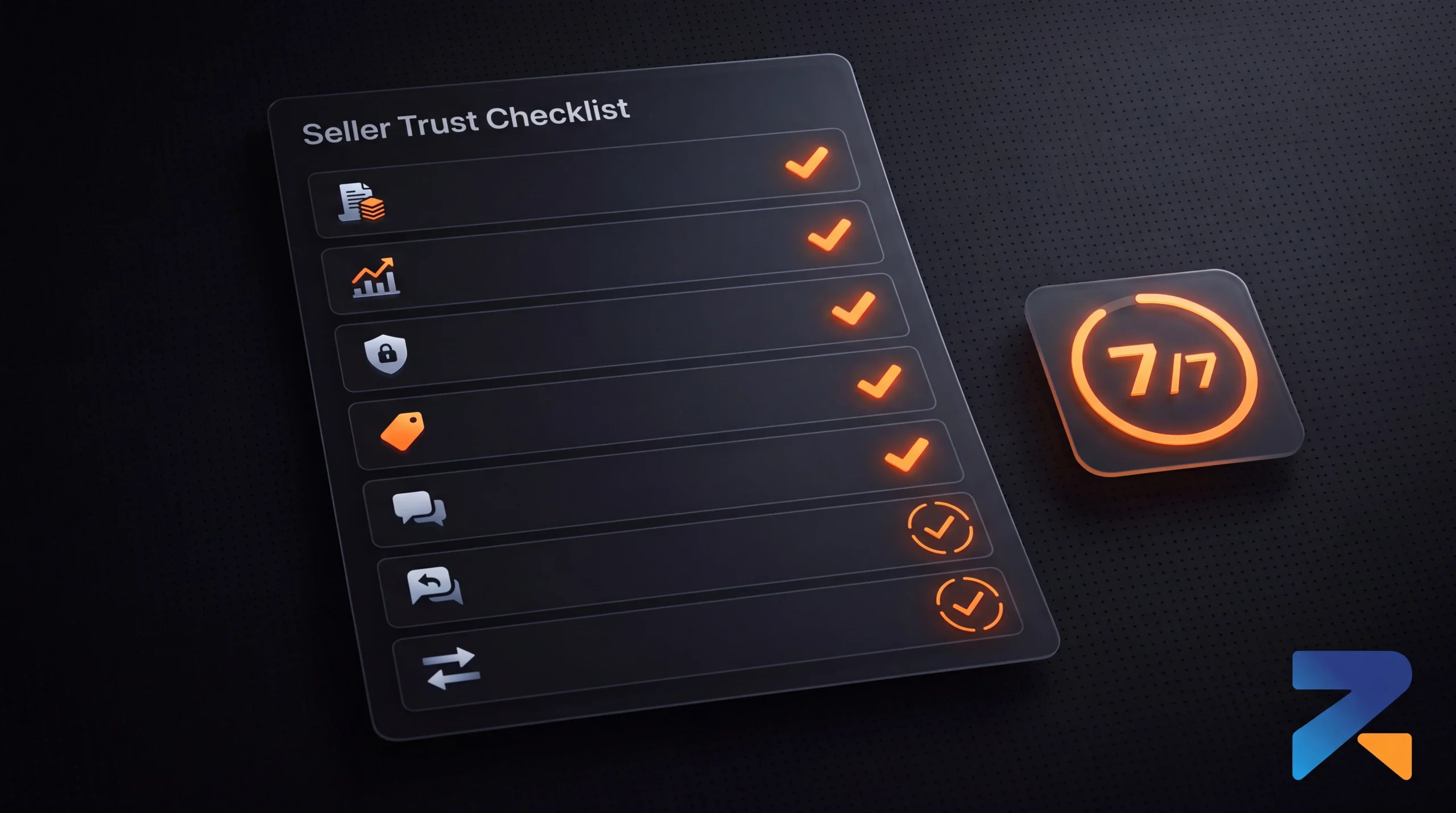 7-point trust checklist to vet an aged domain seller — disclosed vetting process, live metrics, penalty screening, transparent pricing