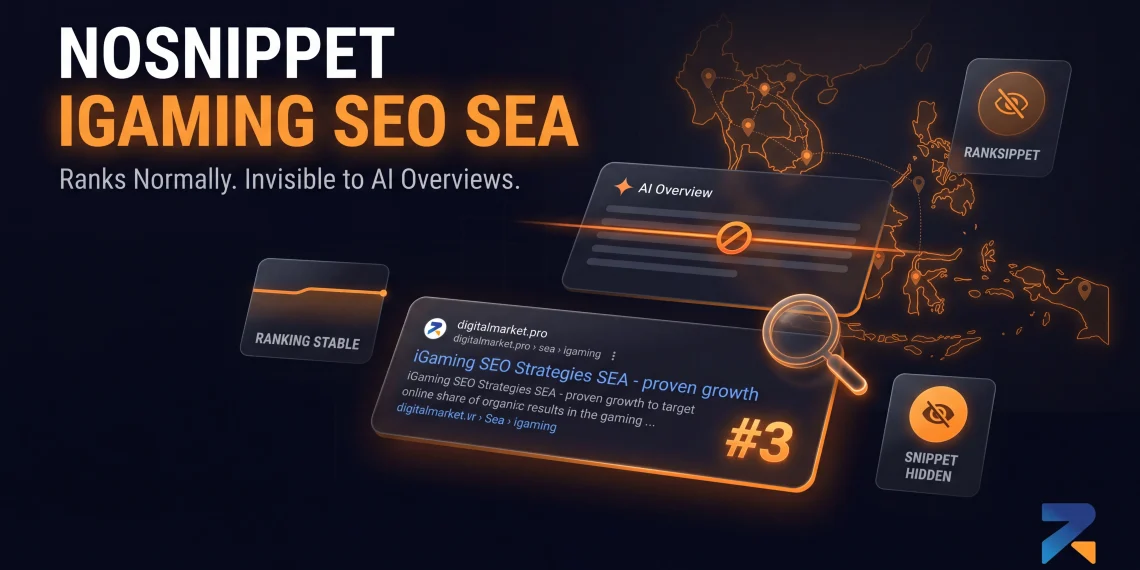 nosnippet igaming seo