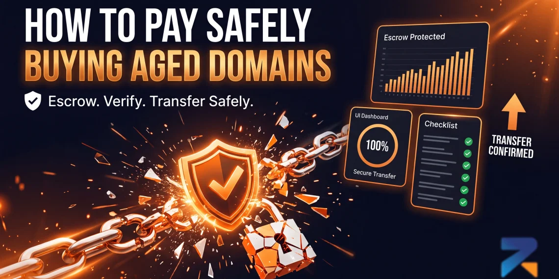 How to pay safely when buying an aged or expired domain — Rexusdomain banner