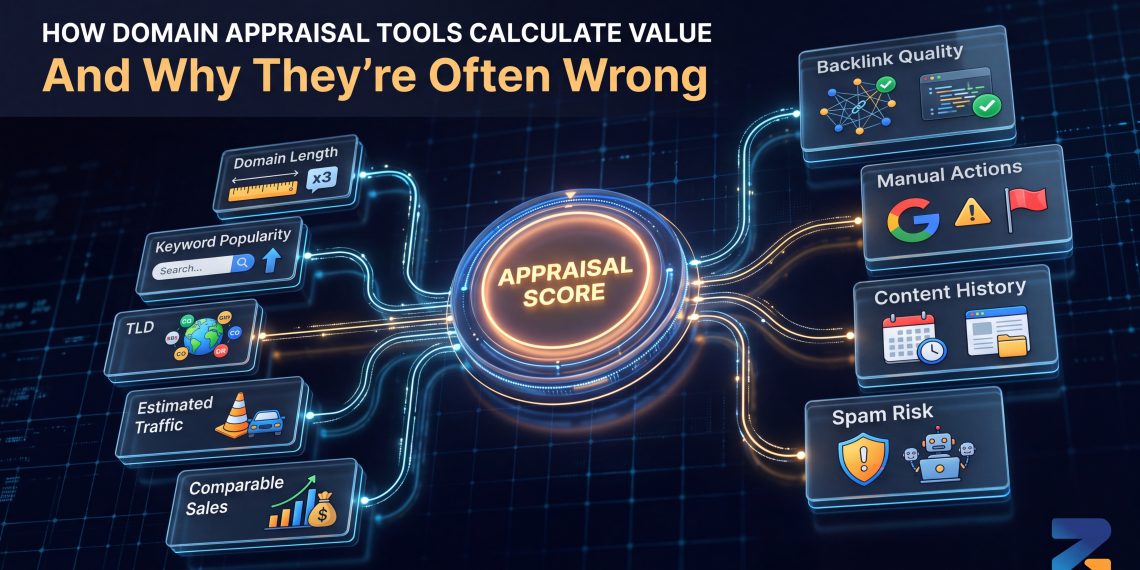How Domain Appraisal Tools Calculate Value (and Why They’re Often Wrong)