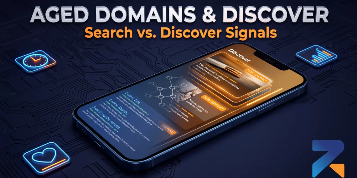 Do aged domains help with Google Discover or only regular search — ranking signals compared
