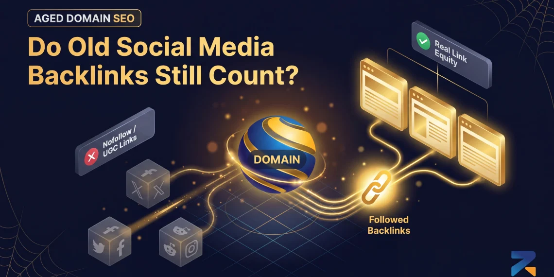 Do Old Social Media Backlinks Still Count for an Aged Domain?