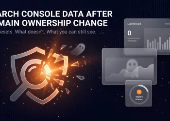 Google Search Console dashboard reset after domain ownership transfer