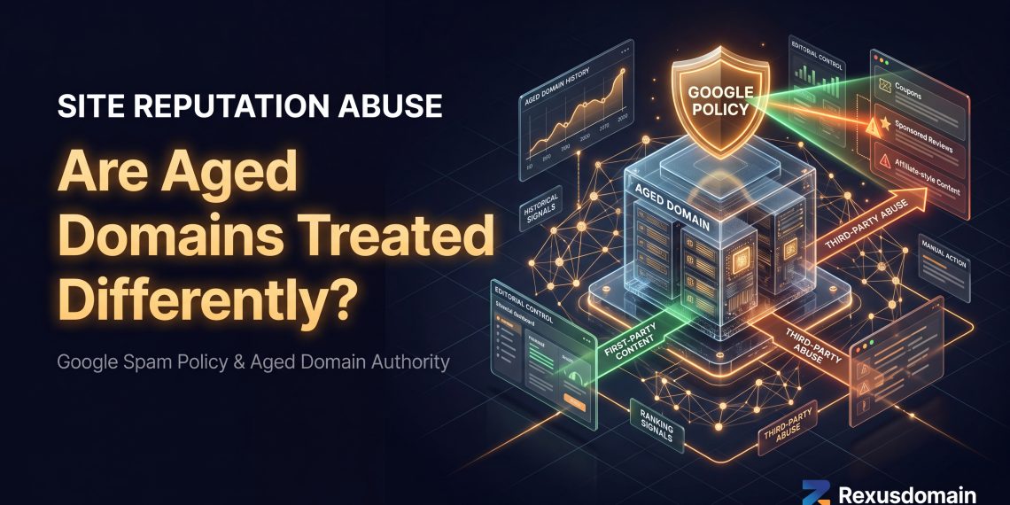 Does Google’s Site Reputation Abuse Policy Treat Aged Domains Differently?