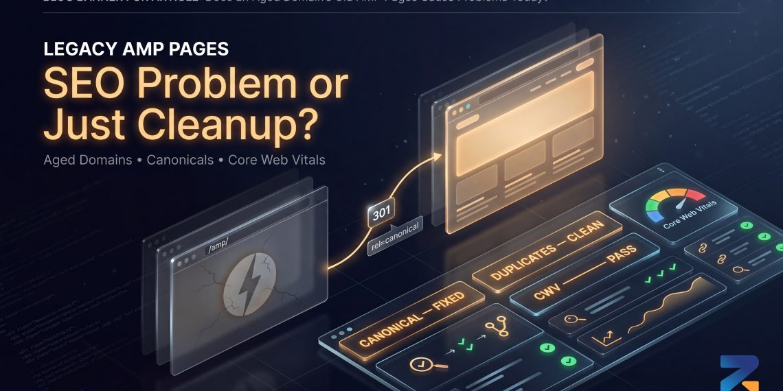 Does an Aged Domain’s Old AMP Pages Cause Problems Today?