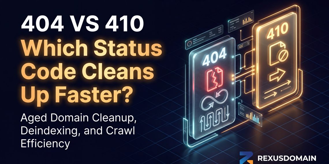404 vs 410: Does the Status Code You Choose Matter for Aged Domain Cleanup?