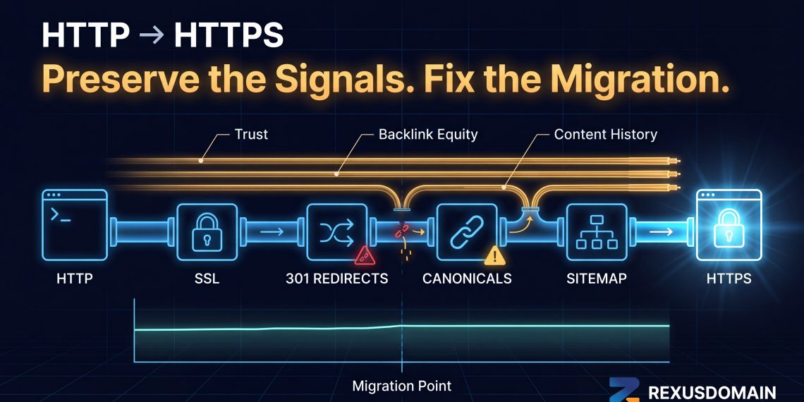 Does an HTTPS Migration Reset Trust on an Aged Domain That Was Never Secured?