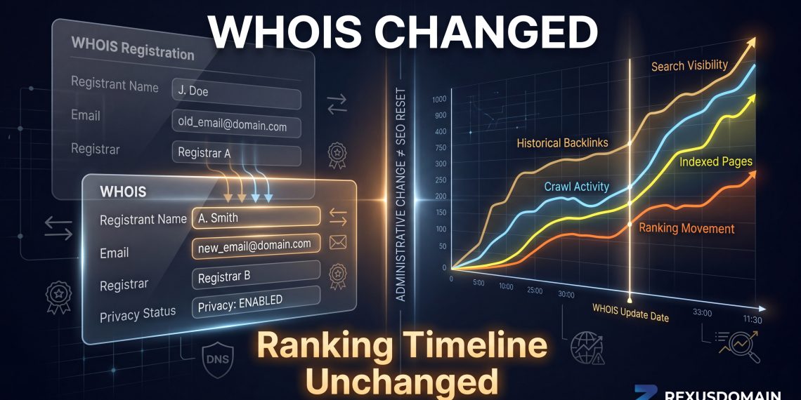 Does Changing WHOIS Information Affect Domain Ranking Timeline?