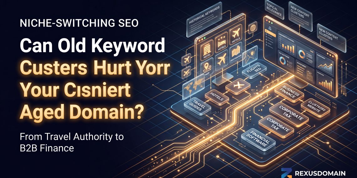 Does Previous Keyword Clustering Hurt a Repurposed Aged Domain?